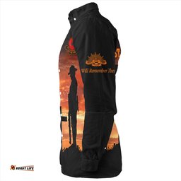 Amazing Aussie Australia Anzac Lest We Forget Sunset Soldiers Army Long Sleeve Shirt