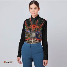 Anzac Day Lest We Forget Australia & New Zealand Long Sleeve Button Shirt