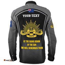 Amazing Aussie Australia Remembrance Day Lest We Forget Special Black Long Sleeve Shirt