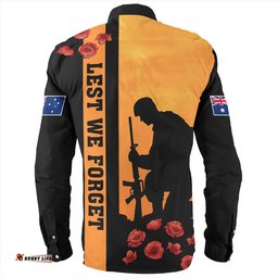 Amazing Aussie Australia Lest We Forget Sunset Simple Style Long Sleeve Shirt