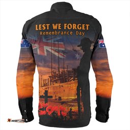 Amazing Aussie Australia Sunset Of Sacrifice And Remembrance Day Honor Long Sleeve Shirt
