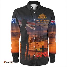 Amazing Aussie Australia Sunset Of Sacrifice And Remembrance Day Honor Long Sleeve Shirt