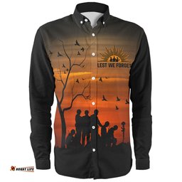 Amazing Aussie Australia Anzac Day Australia And New Zealand Remembers Long Sleeve Shirt