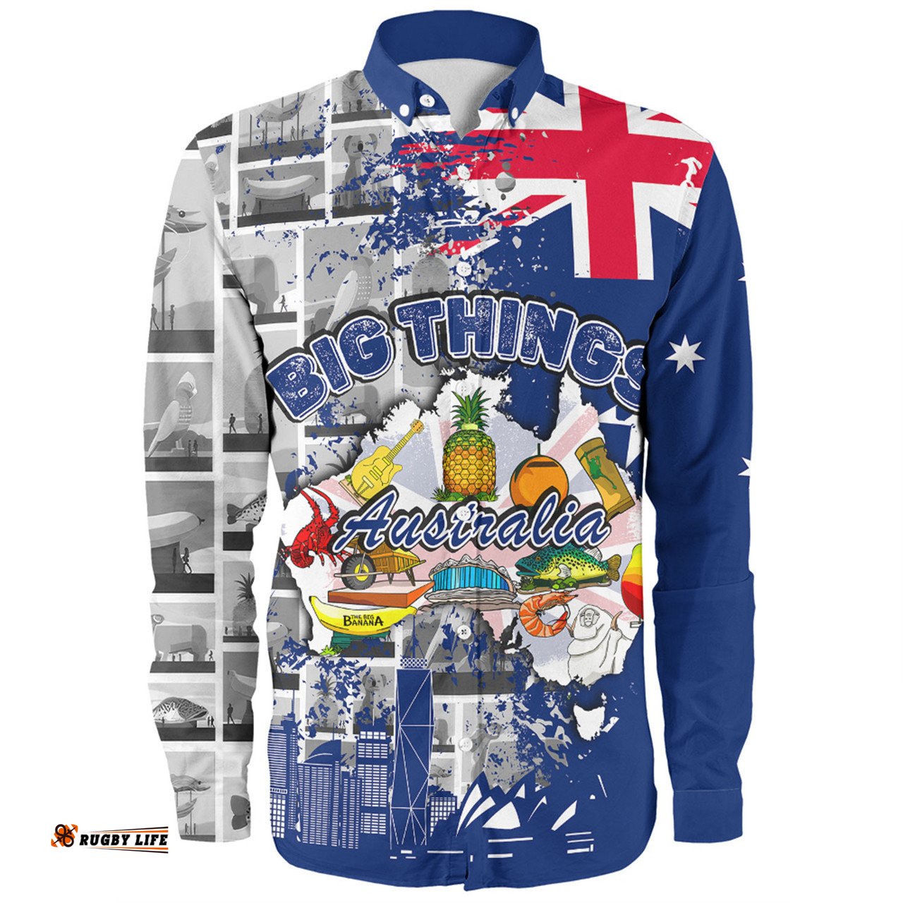 Amazing Aussie Australia Australia Big Things Long Sleeve Shirt