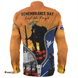 Amazing Aussie Australia Lest We Forget Honoring Our Heroes On Remembrance Day Long Sleeve Shirt