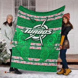 Manawatu Turbos Premium Blanket Maori Vibes A31