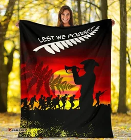 New Zealand Premium Blanket Lest We Forget TH4