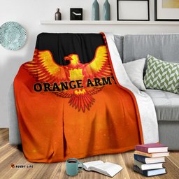 Orange Army Premium Blanket Cricket Sporty Style A31