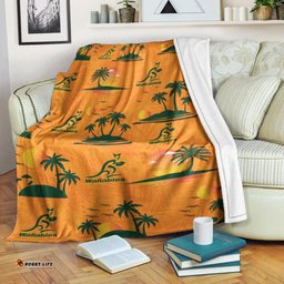 Wallabies Australian Rugby Premium Blanket Hawaii Style