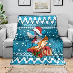 sharks rugby blanket chirstmas vibe 2023