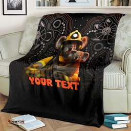 Personalised Paws For Australia Blanket Bushfire Awareness Indigenous Aboriginal