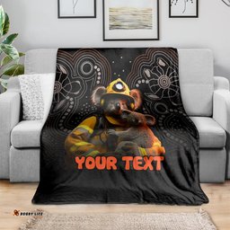 Personalised Paws For Australia Blanket Bushfire Awareness Indigenous Aboriginal