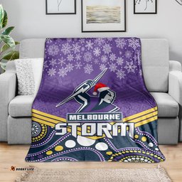 custom storm rugby christmas blanket merry xmas 2023 mix aboriginal art
