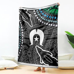 torest trait islands mix crocodine aboriginal pattern blanket ts04