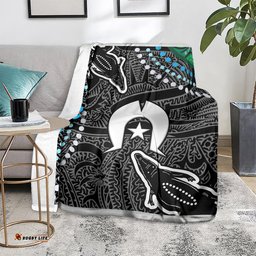 torest trait islands mix crocodine aboriginal pattern blanket ts04