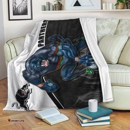 NRL Premium Blanket Panthers Fire Style