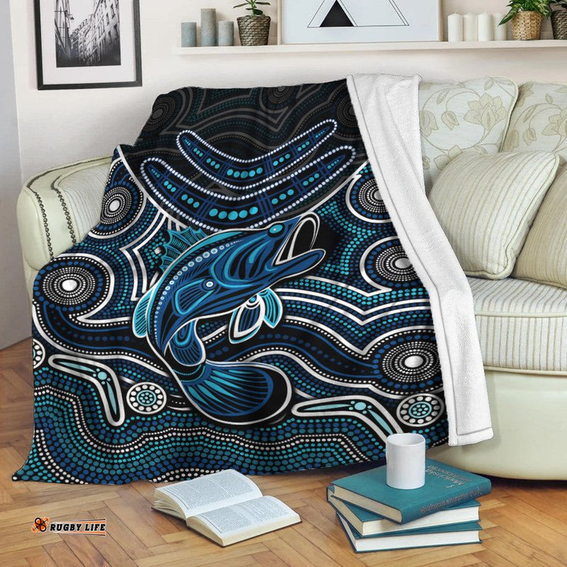 Fishing Aboriginal Premium Blanket No.1