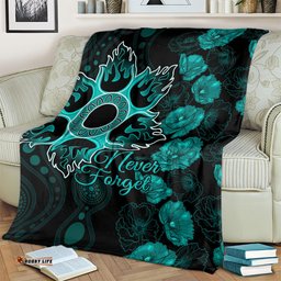 Heat Cricket Never Forget Custom Blanket ANZAC Day with Poppy Aboriginal