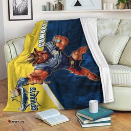 NRL Premium Blanket Cowboys Fire Style