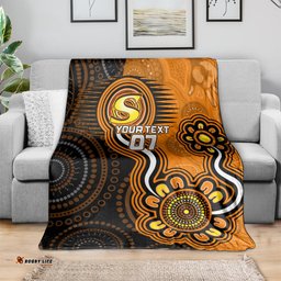 Custom Scorchers Cricket Indigenous Blanket Champions Fire Up