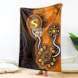 Custom Scorchers Cricket Indigenous Blanket Champions Fire Up