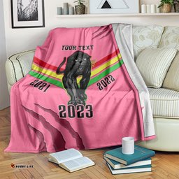 personalised nrl panthers blanket premiers 2023 three peat proud of our boys pink