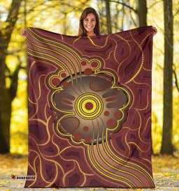 Premium Blanket Indigenous Patterns Ver03