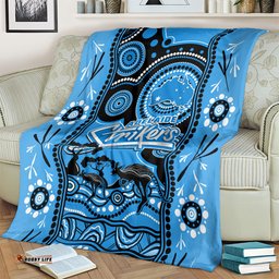 Adelaide Strikers Cricket Blanket Happy Australia Day Aboriginal Art