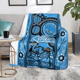 Adelaide Strikers Cricket Blanket Happy Australia Day Aboriginal Art