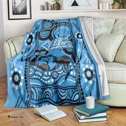 Adelaide Strikers Cricket Blanket Happy Australia Day Aboriginal Art