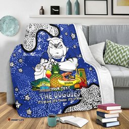 Canterbury-Bankstown Bulldogs Custom Blanket - Australian Big Things Blanket