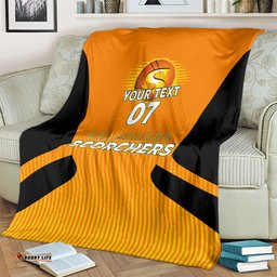 custom scorchers cricket champions 2023 blanket made tough