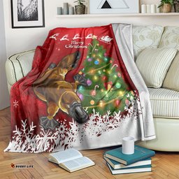 Australia Christmas Blanket Aussie Platypus Xmas Vibes