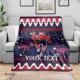 custom melbourne demons football blanket narrm christmas vibe 2023
