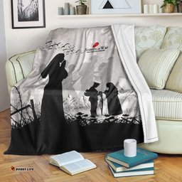 vibehoodie blanket anzac day sisters of war the unsung heroes premium blanket
