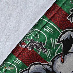 rabbitohs blanket custom indigenous super rabbitohs blanket rlt13