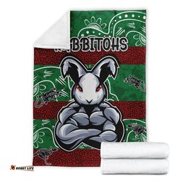 rabbitohs blanket custom indigenous super rabbitohs blanket rlt13
