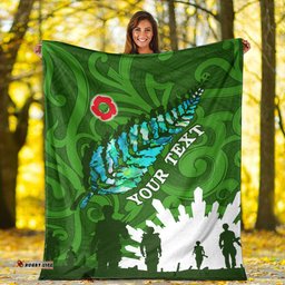 vibehoodie blanket custom new zealand anzac walking in the sun premium blanket