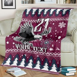custom sea eagles rugby blanket manly boys victory 2023 christmas vibe
