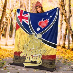 Premium Blanket ANZAC Lest We Forget