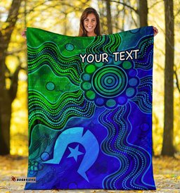 Custom Aboriginal Premium Blanket, Torres Strait Islands Flag