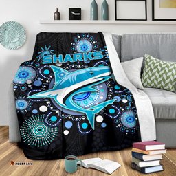 cronulla premium blanket sharks indigenous