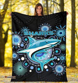 cronulla premium blanket sharks indigenous