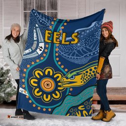 eels rugby blanket custom indigenous eels blanket rlt13