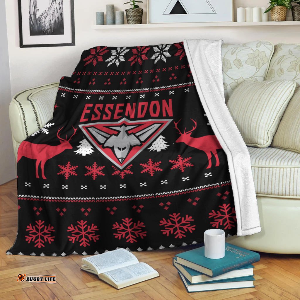 Essendon Blanket Christmas Ugly Style