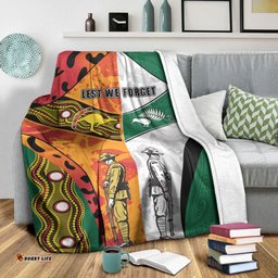 vibehoodie blanket anzac day australia new zealand mix premium blanket