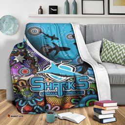 cronulla sutherland premium blanket sharks indigenous aboriginal