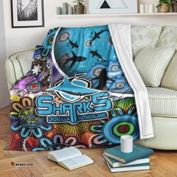 cronulla sutherland premium blanket sharks indigenous aboriginal