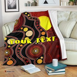 [Custom] Australia Premium Blanket Australia Aboriginal Inspired Life Style  Flag