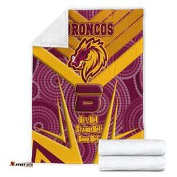 Brisbane Broncos Naidoc Sporty Style Premium Blanket